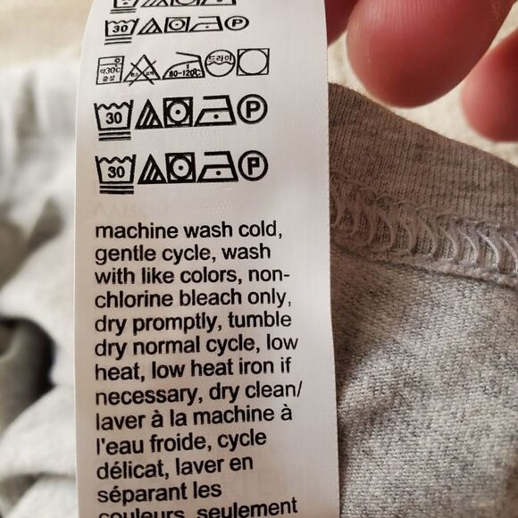 Calvin Klein Logo Long Sleeve Pajama Top - Picture 10 of 11